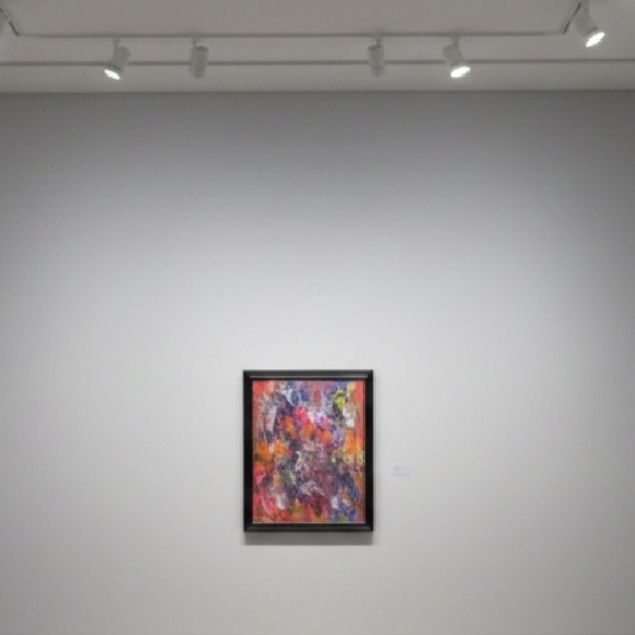 Hand Crafted Original Acrylic Pour Painting The First One Upcycled Framed 16x20 - Picture 10 of 17